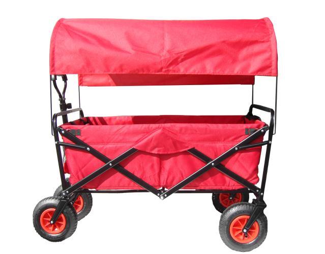 Macsports Opvouwbare Bolderkar Luchtbanden Rood (Recreatie), Caravans en Kamperen, Bolderkarren, Nieuw, Ophalen of Verzenden
