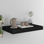 vidaXL Wandschap zwevend 40x23x3,8 cm MDF zwart, Huis en Inrichting, Woonaccessoires | Wandplanken en Boekenplanken, Verzenden