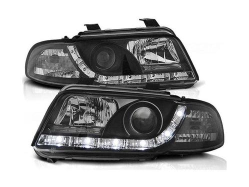 LED DRL koplamp units Black geschikt voor Audi A4, Auto-onderdelen, Verlichting, Nieuw, Audi, Verzenden