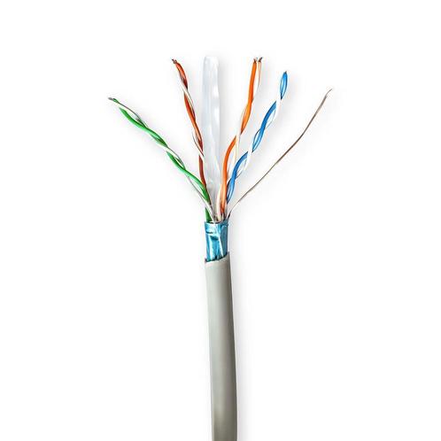 internetkabel Rol CAT6 F/ UTP kabel CCA kern 50 meter, Computers en Software, Pc- en Netwerkkabels, Nieuw, Verzenden