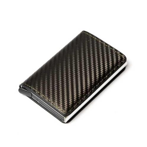 RFID Creditcard Houder Portemonnee - Vintage Leren Aluminium, Sieraden, Tassen en Uiterlijk, Portemonnees, Nieuw, Verzenden