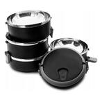 Meyerhoff Thermische Lunchbox Container 4 Lagen - Roestvrij, Ophalen of Verzenden, Nieuw