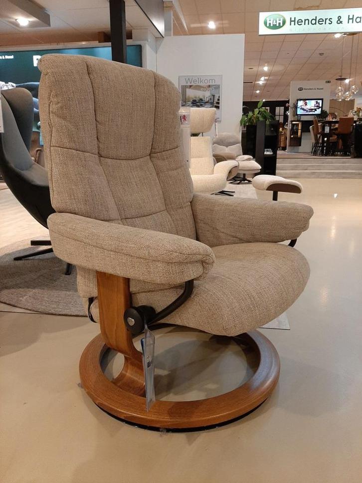 Stressless Mayfair Classic relaxfauteuil **SHOWROOMMODEL**, Huis en Inrichting, Fauteuils, Nieuw, Stof