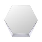 Gorillz Hive Wandspiegel met Plank - Hexagon Spiegel - 60 x, Huis en Inrichting, Verzenden, Nieuw