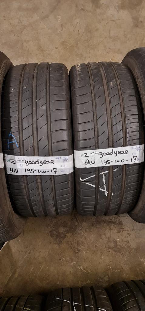 2x 195-40-17 Goodyear Zomer 5.8mm €40 Per Band 195 40 17, Auto-onderdelen, Banden en Velgen, 17 inch, Zomerbanden, 195 mm, Personenwagen