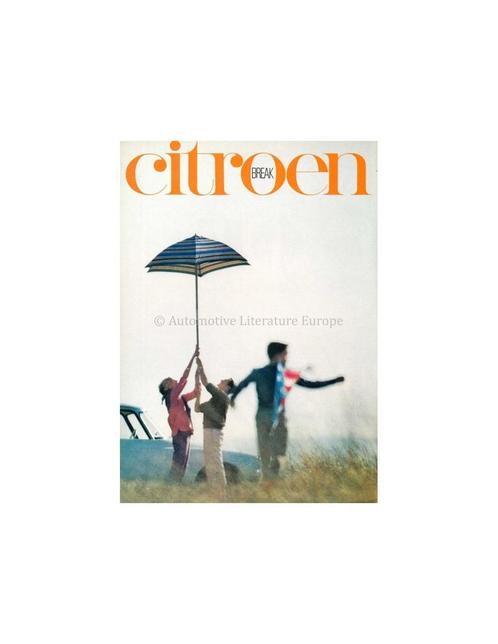 1968 CITROEN DS / ID BREAK BROCHURE NEDERLANDS, Boeken, Auto's | Folders en Tijdschriften