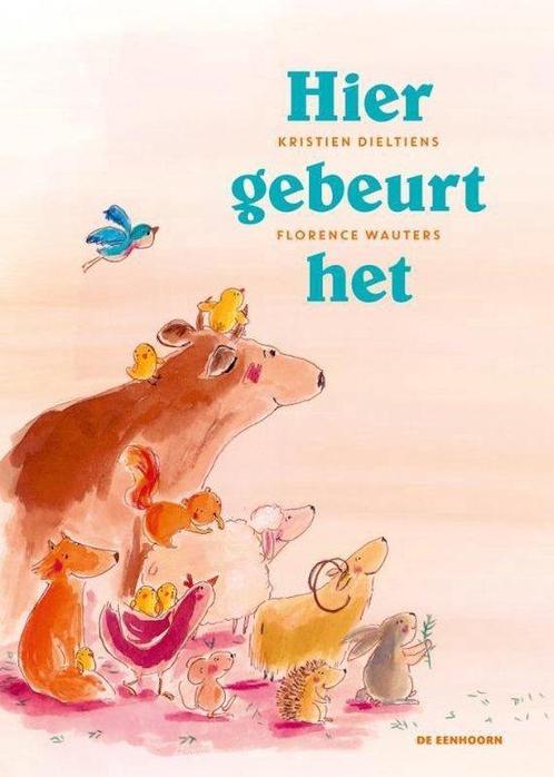 Boek: Hier gebeurt het - (als nieuw), Boeken, Overige Boeken, Zo goed als nieuw, Verzenden