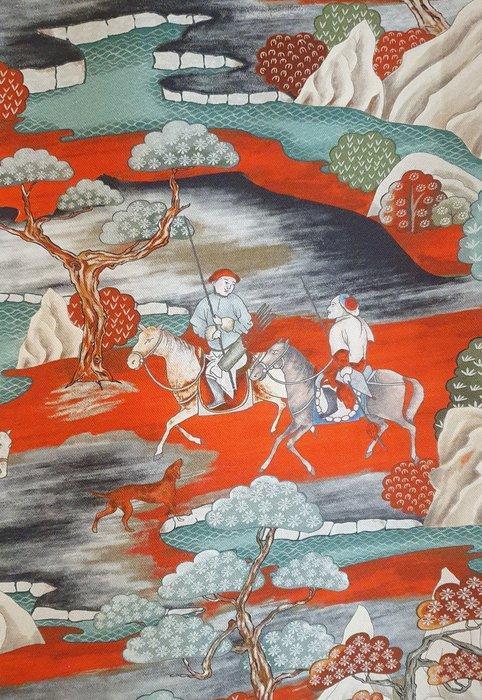 Tessuto Jim Thompson-stijl Art Nouveau Oriëntaals -, Antiek en Kunst, Antiek | Kleden en Textiel