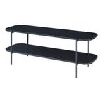 TV meubel Samnanger met plank 120x40x45 cm zwart [en.casa], Huis en Inrichting, Kasten | Televisiemeubels, Verzenden, Nieuw