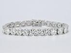 Veiling - Witte tennisarmband met briljanten 26.00 carat, Sieraden, Tassen en Uiterlijk, Armbanden, Nieuw