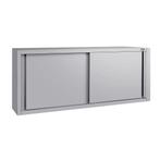 GGM Gastro | RVS wandkast ECO - 1800x400mm - met schuifdeur, Verzenden, Nieuw in verpakking, RVS Meubilair
