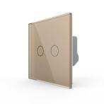 Livolo | Goud | 2 | Dimmer | Afstandsbediening, Nieuw