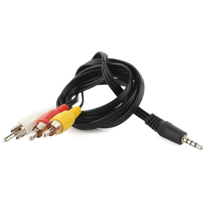 3.5Jack naar 3 RCA Video Kabel | 1,5m, Audio, Tv en Foto, Televisiebeugels, Nieuw, Ophalen of Verzenden