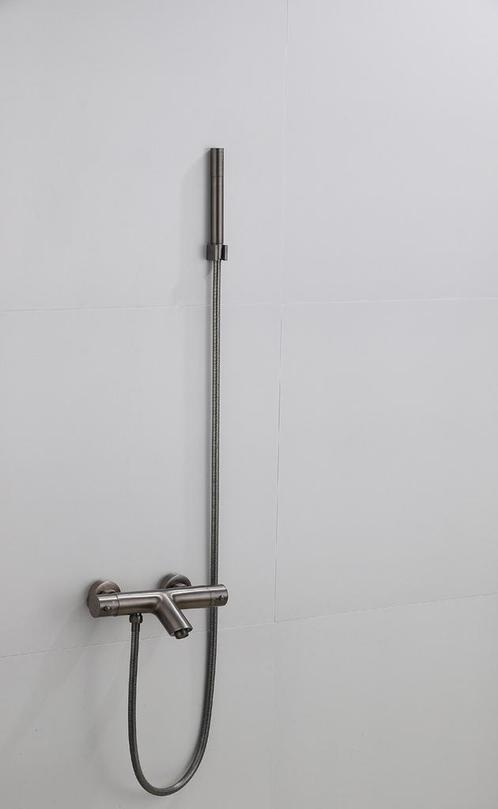 Saniclear Iron thermostatische badkraan met handdouche, Doe-het-zelf en Verbouw, Sanitair, Ophalen of Verzenden