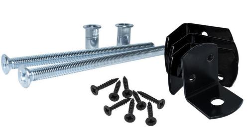 Beslagset voor betonpalen | Zwart gecoat | M6x100, Doe-het-zelf en Verbouw, Gereedschap | Handgereedschap, Ophalen of Verzenden
