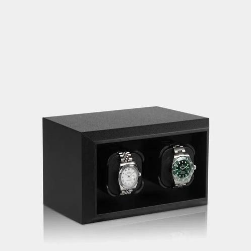 Watch winder zwart 2 Horloges Modalo, Sieraden, Tassen en Uiterlijk, Horloges | Heren, Nieuw, Verzenden