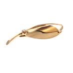 Gouden fantasie broche met diamant | 0,07 ct. (vintage), Sieraden, Tassen en Uiterlijk, Broches, Gebruikt, Overige kleuren, Ophalen of Verzenden