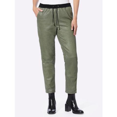 heine Leren broek, Kleding | Dames, Broeken en Pantalons, Nieuw, Verzenden