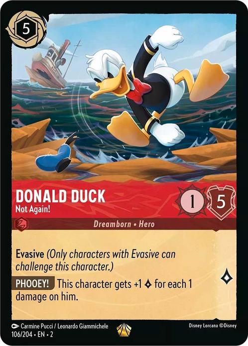 [106/204][S2] - DONALD DUCK - Not Again! ENG FOIL [M/NM], Verzamelen, Disney, Verzenden