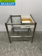 RVS Onderstel met Trespa lade 89,5 cm Horeca, Ophalen of Verzenden, Gebruikt