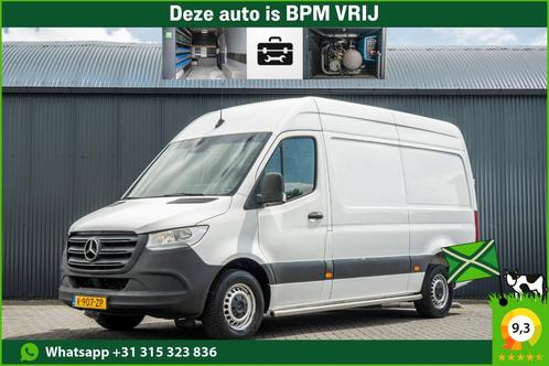 Mercedes-Benz Sprinter 311CDI L2H2 | CarPlay | Climate |, Auto's, Bestelauto's, Lease, Handgeschakeld, Wit, Zwart, Stof, Diesel