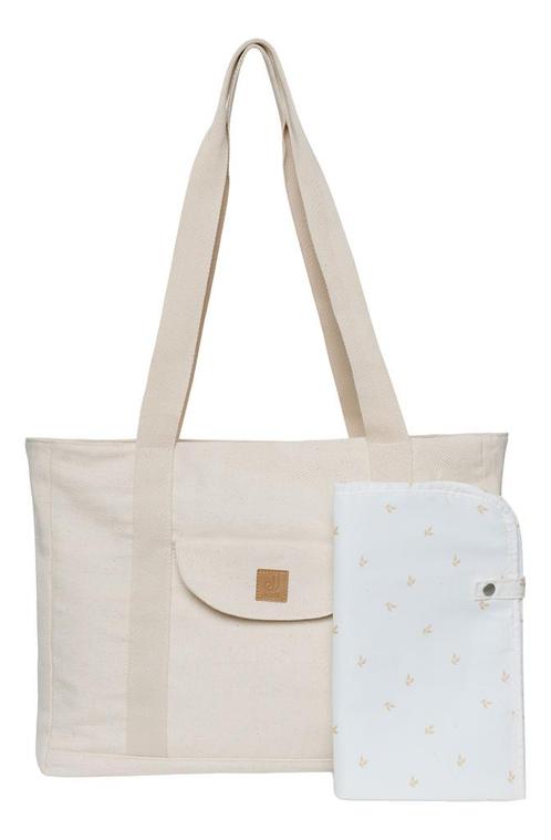 Jollein Twill Natural Shopper Luiertas 027-821-68021, Kinderen en Baby's, Luiertassen, Nieuw, Verzenden