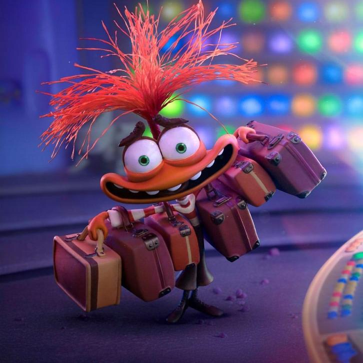 Inside Out 2 Art Scale Statue 1/10 Anxiety 18 cm, Verzamelen, Disney, Nieuw, Ophalen of Verzenden