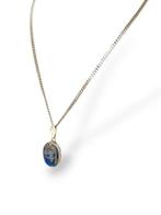 Zonder Minimumprijs - Ketting met hanger Zilver Lapis lazuli, Sieraden, Tassen en Uiterlijk, Antieke sieraden