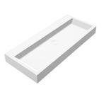 Wastafel Best Design Opera-100 Just-Solid 100x42x10 cm Mat, Ophalen of Verzenden, Nieuw, Overige typen