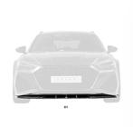 Audi RS6 RS7 C8 Urban carbon voorlip splitter, Verzenden