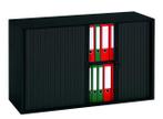 Roldeurkast 72,5x120x43cm Zwart