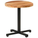 Massief Acacia Bartafel Ã70x75 | Tweedekansje | OP = OP, Huis en Inrichting, Tafels | Statafels, Ophalen of Verzenden, Nieuw