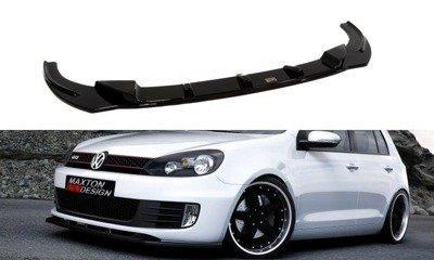 Voorspoiler VW Golf 6 GTI Glans Zwart, Auto-onderdelen, Carrosserie en Plaatwerk, Ophalen of Verzenden