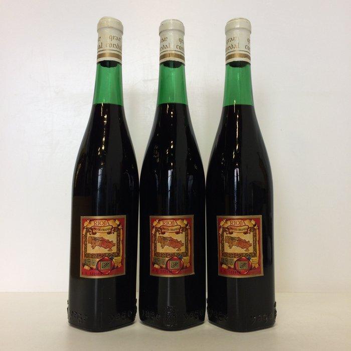 1970 Bodegas Rioja Santiago, Gran Condal Reserva de Añada, Verzamelen, Wijnen