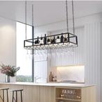 Industrieel Hangend Wijnrek met Glashouder – Plafondrek 120, Verzenden, Nieuw