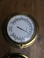 Scheepsklok, Scheepsklok en barometer set, thermometer (3) -, Antiek en Kunst, Curiosa en Brocante