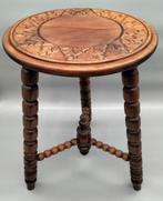 Bijzettafel - Hout - Bobbin plantentafel, Antiek en Kunst