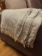 Exclusieve PLAID in grijs en wit katoen - 200x150cm - Deken,
