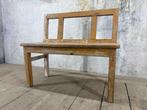Kindermeubels - Hout - Houten schoolbankje, Antiek en Kunst, Curiosa en Brocante