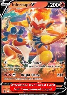 Infernape V swsh252 Sword&Shields Promo,s, Hobby en Vrije tijd, Verzamelkaartspellen | Pokémon, Losse kaart, Nieuw, Foil, Ophalen of Verzenden