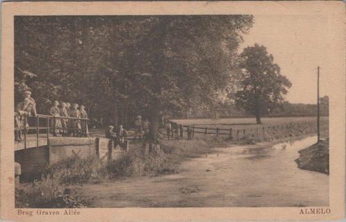 ALMELO - Brug Graven Allée, Verzamelen, Ansichtkaarten | Nederland, Verzenden