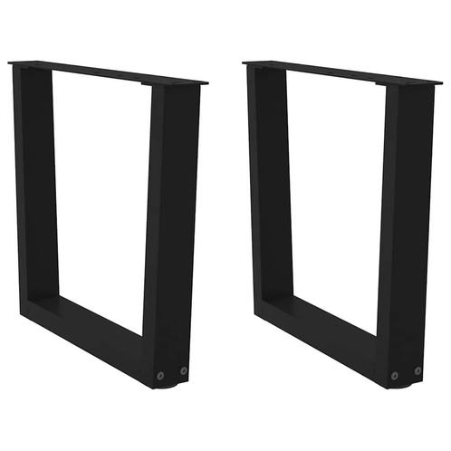 vidaXL Salontafelpoten 2 st V-vormig 50x(42-43,3) cm staal, Huis en Inrichting, Tafelonderdelen, Nieuw, Verzenden
