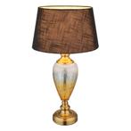 Tafellamp LEILA Messing E27 Metaal ø38.0cm H:66.0cm, Huis en Inrichting, Lampen | Tafellampen, Ophalen of Verzenden, Nieuw, Metaal