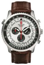Swiss Alpine Military 7078.9532 chronograaf heren horloge 45, Nieuw, Overige merken, Staal, Polshorloge