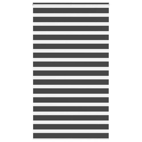vidaXL Zebra rolgordijn 135x200 cm stofbreedte 130,9 cm, Huis en Inrichting, Stoffering | Gordijnen en Lamellen, Zwart, Nieuw