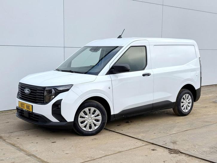 Ford Transit Courier 1.0 EcoBoost 100PK, Auto's, Bestelauto's, Lease, Zwart, Handgeschakeld, Wit, Gebruikt, Ford, Financial lease