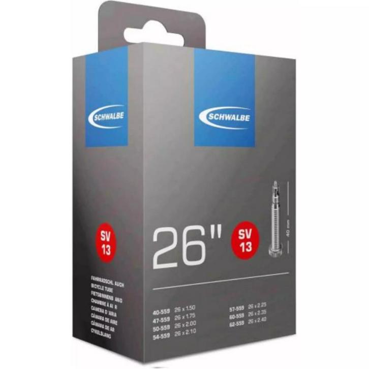 Schwalbe Binnenband 26 inch - Presta ventiel 40mm - Gesch..., Fietsen en Brommers, Fietsonderdelen, Nieuw, Ophalen of Verzenden