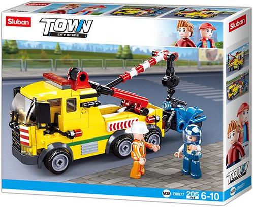 Sluban M38-B0877 Grote takelwagen (kinder bouwsets), Kinderen en Baby's, Speelgoed | Bouwstenen, Nieuw, Verzenden