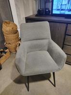Comfortabele eetstoel - Brasile in kleur; zinc, Ophalen of Verzenden, Nieuw