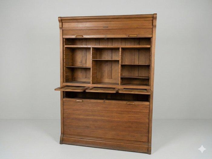 Antonio Ferretti - Kleerkast - Hout - Verticale archiefkast, Antiek en Kunst, Kunst | Designobjecten